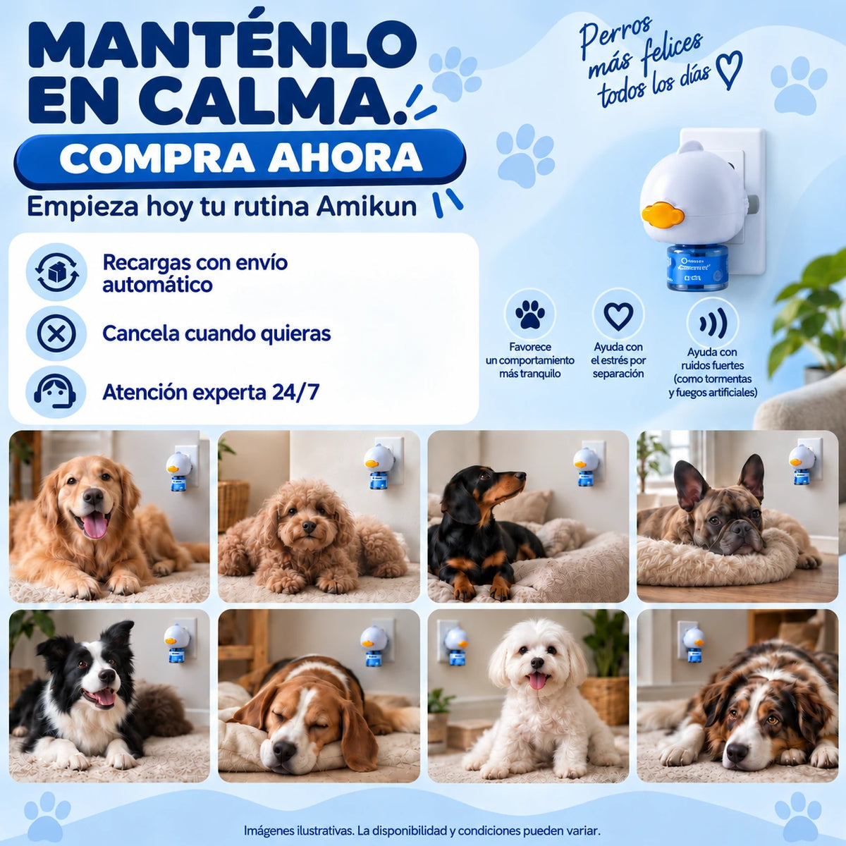 Amikun™ Kit Difusor Calmante para Perros
