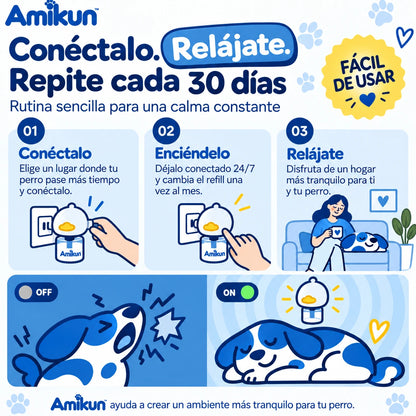 Amikun™ Kit Difusor Calmante para Perros